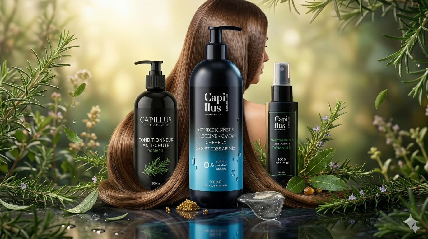 Bannière soins Capillus Professionnelle