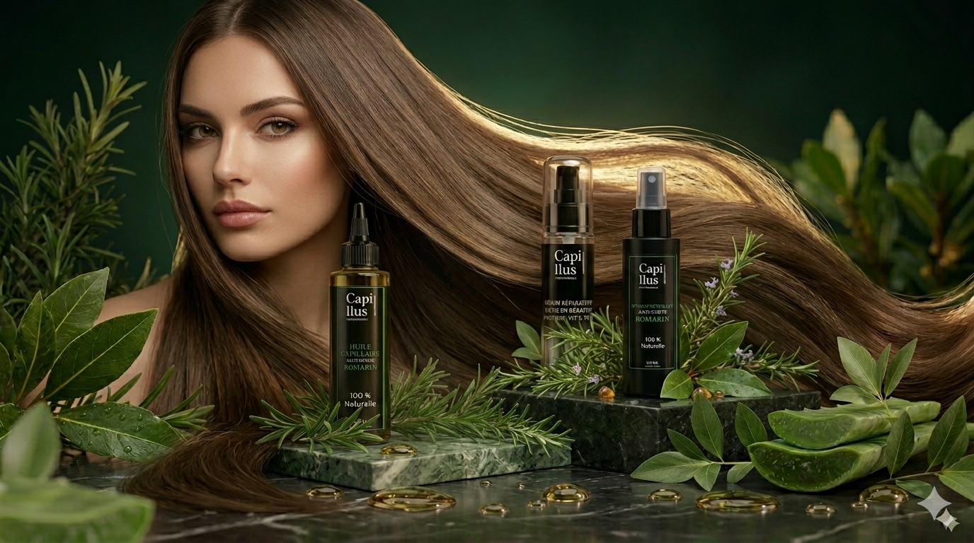 Bannière huiles et sérums Capillus Professionnelle