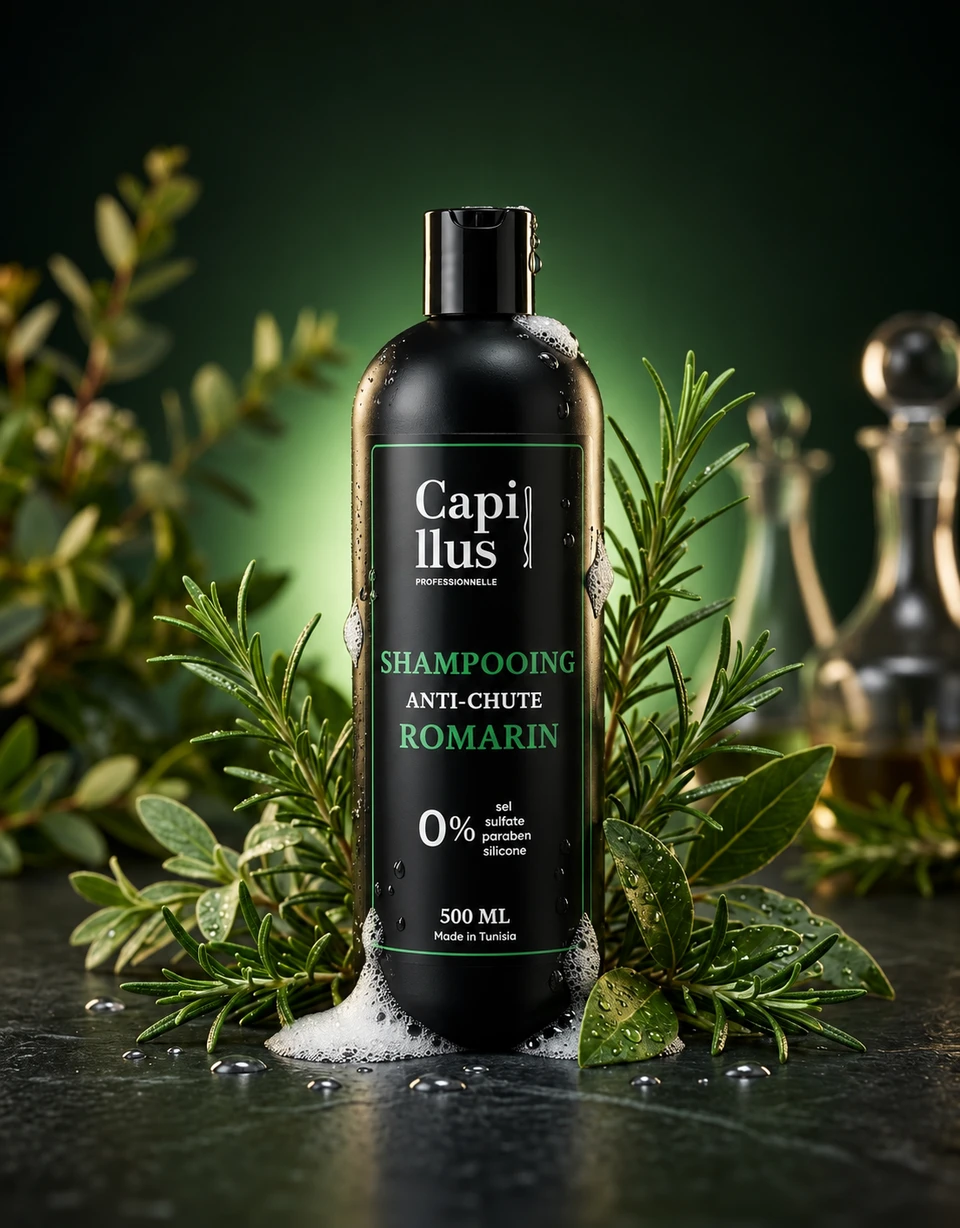Shampoing antichute romarin